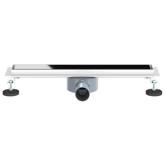 Scurgere pentru duș cu capac din sticlă și sifon de 360° 50 cm - WALTI WALTI