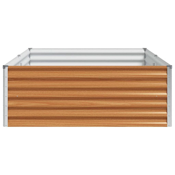 Strat înălțat de grădină 195 x 100 x 36 cm Oțel Galvanizat WALTI
