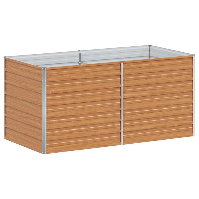 Strat înălțat de grădină Maro deschis 160 x 80 x 77 cm - WALTI WALTI