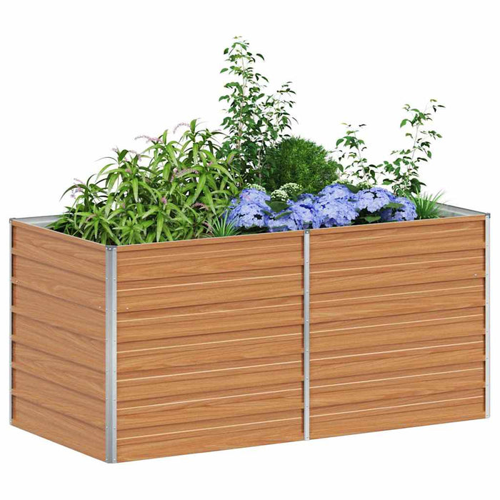 Strat înălțat de grădină Maro deschis 160 x 80 x 77 cm - WALTI WALTI
