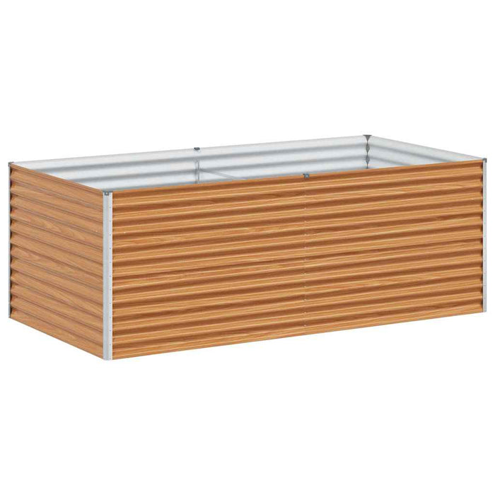 Strat înălțat de grădină 195 x 100 x 68 cm Oțel Galvanizat WALTI