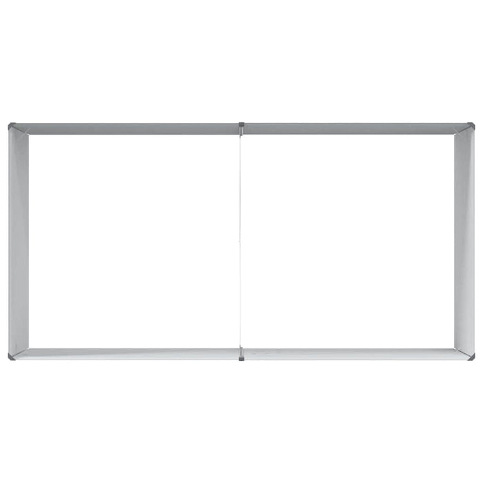 Strat înălțat de grădină 195 x 100 x 68 cm Oțel Galvanizat WALTI