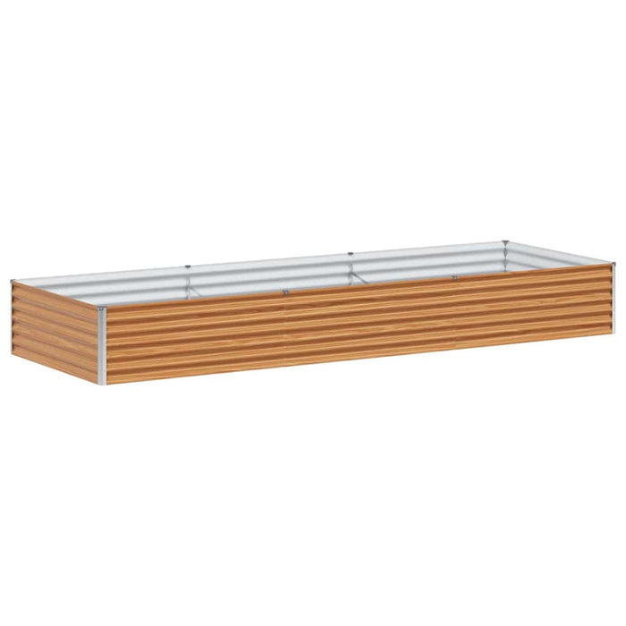 Strat înălțat de grădină 290 x 100 x 36 cm Oțel Galvanizat - WALTI WALTI