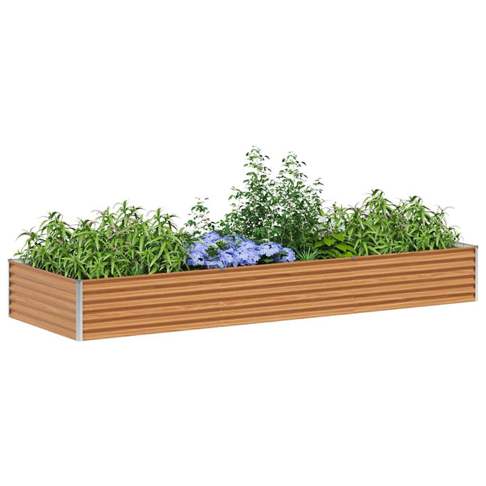 Strat înălțat de grădină 290 x 100 x 36 cm Oțel Galvanizat - WALTI WALTI