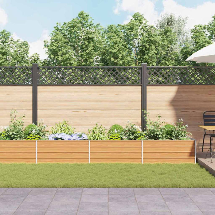 Strat înălțat de grădină Maro deschis 600 x 80 x 45 cm - WALTI WALTI