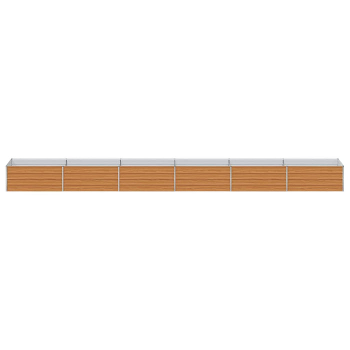 Strat înălțat de grădină Maro deschis 600 x 80 x 45 cm - WALTI WALTI