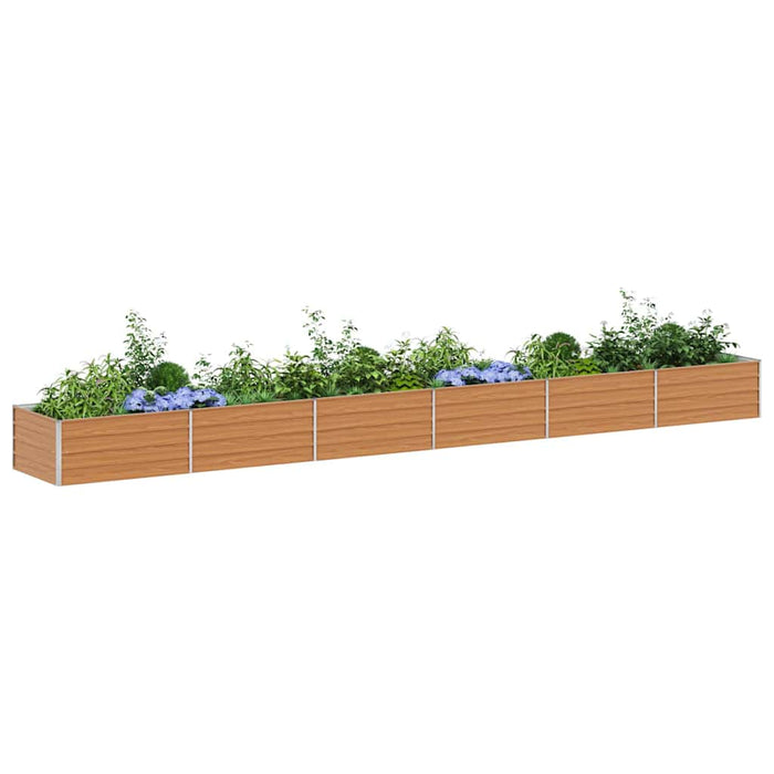 Strat înălțat de grădină Maro deschis 600 x 80 x 45 cm - WALTI WALTI