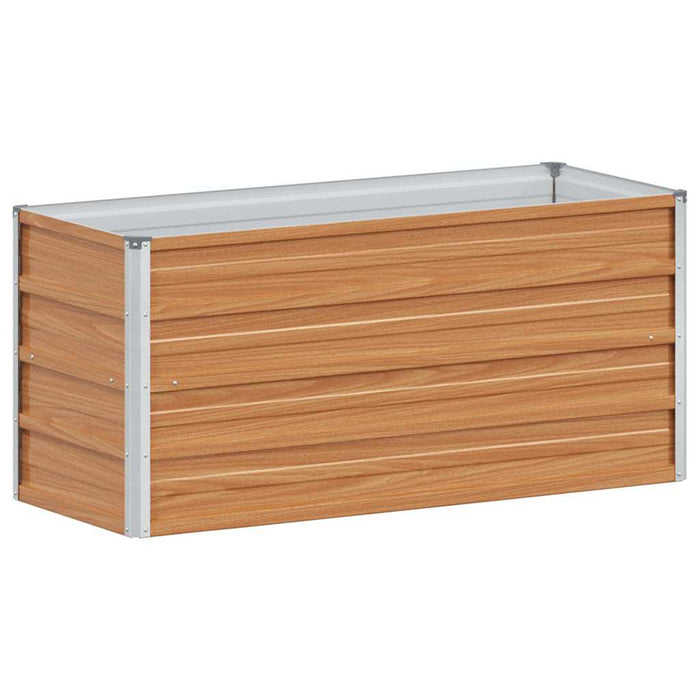 Strat înălțat de grădină Maro deschis 100 x 40 x 45 cm - WALTI WALTI