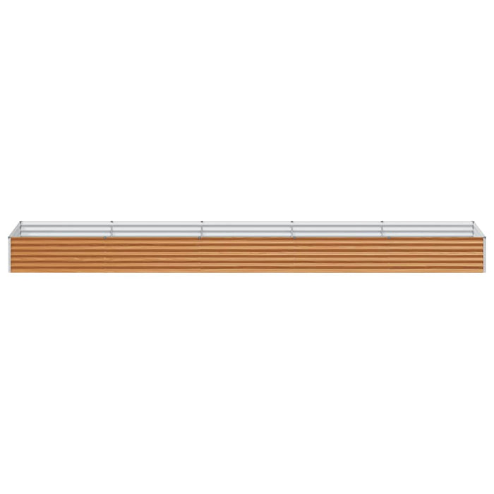 Strat înălțat de grădină 485 x 100 x 36 cm Oțel Galvanizat - WALTI WALTI