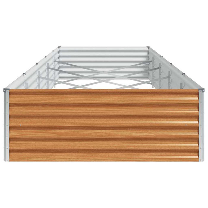 Strat înălțat de grădină 485 x 100 x 36 cm Oțel Galvanizat - WALTI WALTI