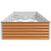 Strat înălțat de grădină 485 x 100 x 36 cm Oțel Galvanizat - WALTI WALTI