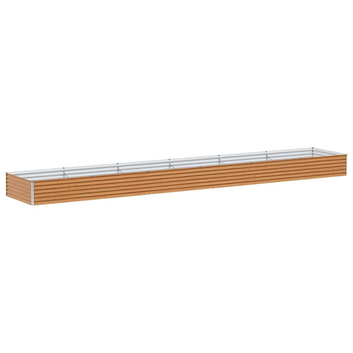 Strat înălțat de grădină 582 x 100 x 36 cm Oțel Galvanizat - WALTI WALTI