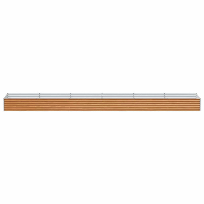 Strat înălțat de grădină 582 x 100 x 36 cm Oțel Galvanizat - WALTI WALTI