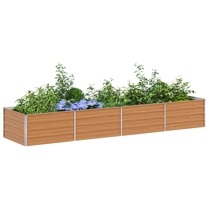 Strat înălțat de grădină Maro deschis 320 x 80 x 45 cm - WALTI WALTI