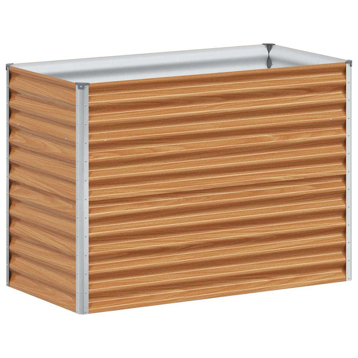 Strat înălțat de grădină 98 x 50 x 68 cm Oțel Galvanizat WALTI