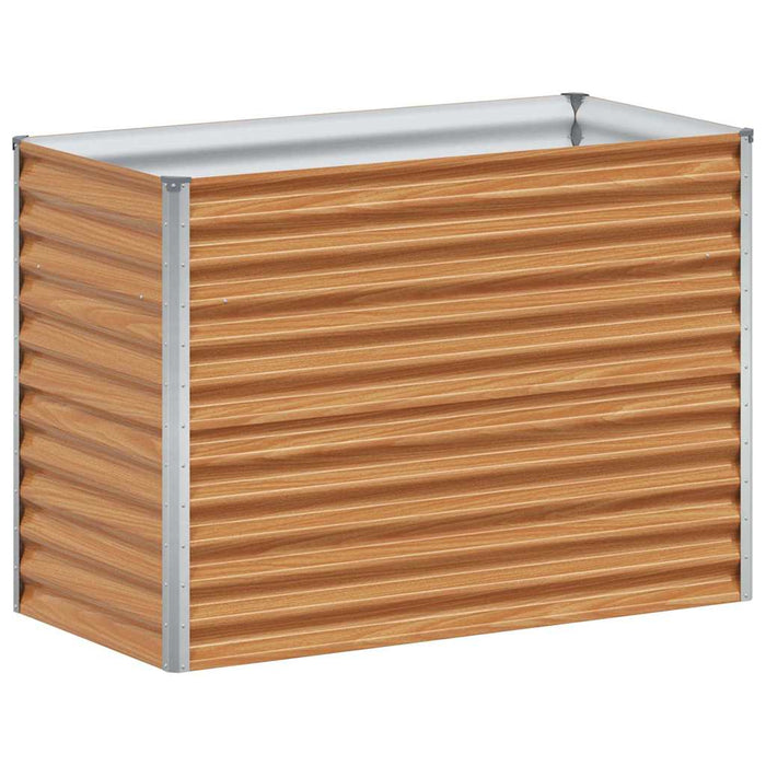 Strat înălțat de grădină 98 x 50 x 68 cm Oțel Galvanizat WALTI