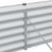 Strat înălțat de grădină 1164 x 50 x 36 cm Oțel Galvanizat - WALTI WALTI