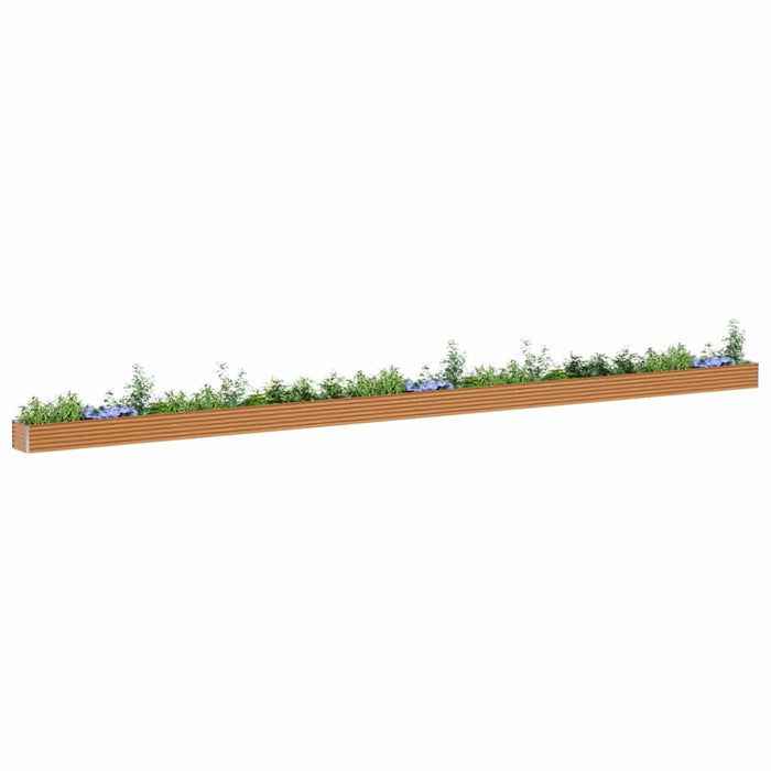 Strat înălțat de grădină 1164 x 50 x 36 cm Oțel Galvanizat - WALTI WALTI