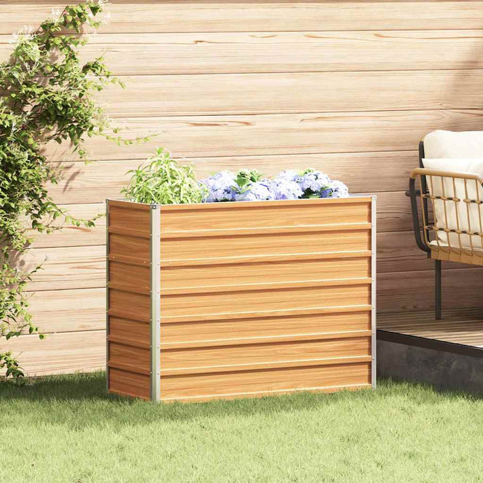 Strat înălțat de grădină Maro deschis 100 x 40 x 77 cm - WALTI WALTI