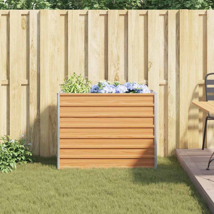 Strat înălțat de grădină Maro deschis 100 x 40 x 77 cm - WALTI WALTI