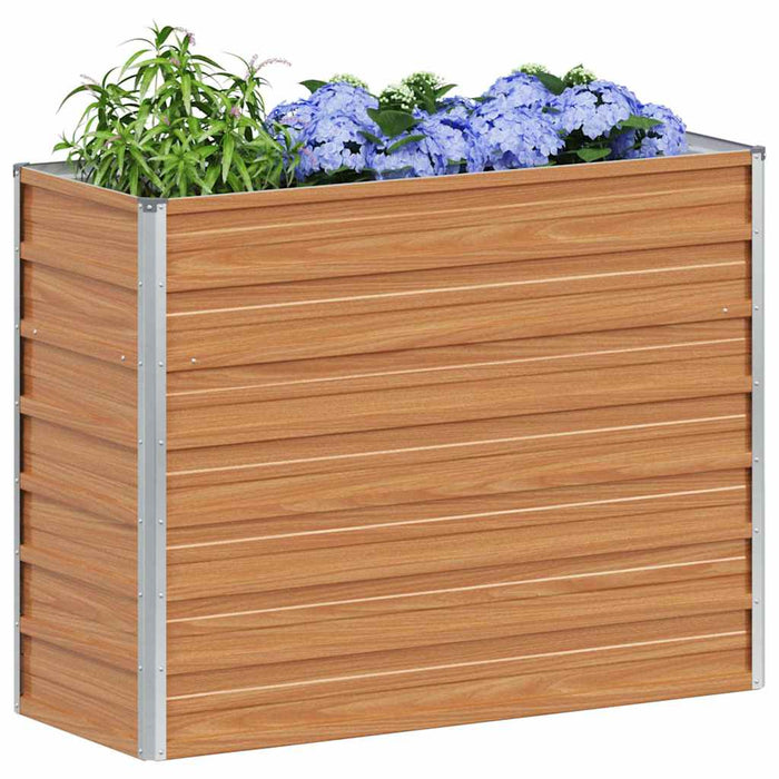 Strat înălțat de grădină Maro deschis 100 x 40 x 77 cm - WALTI WALTI