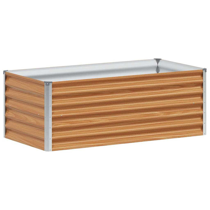Strat înălțat de grădină 98 x 50 x 36 cm Oțel Galvanizat WALTI
