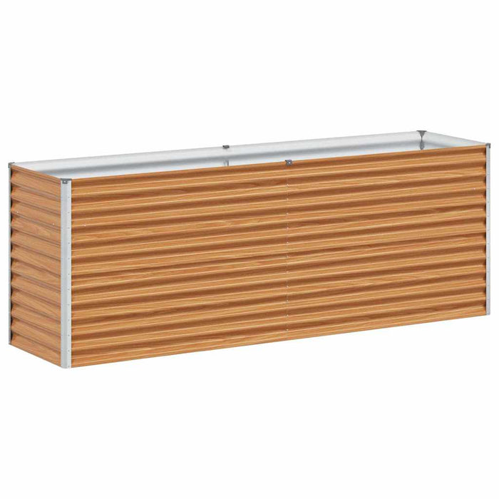 Strat înălțat de grădină 195 x 50 x 68 cm Oțel Galvanizat WALTI