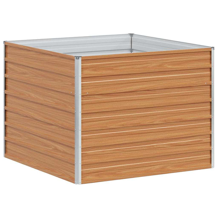 Strat înălțat de grădină Maro deschis 100 x 100 x 77 cm - WALTI WALTI