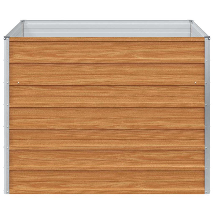 Strat înălțat de grădină Maro deschis 100 x 100 x 77 cm - WALTI WALTI