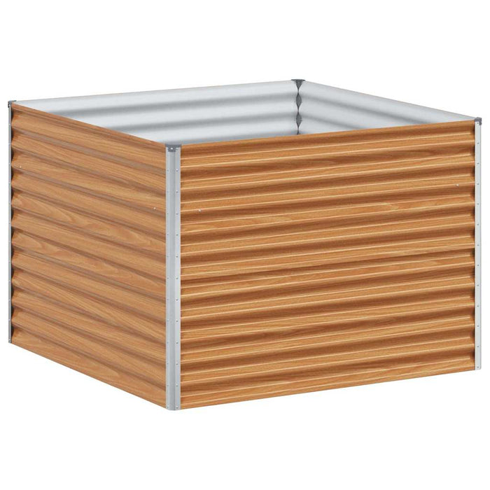 Strat înălțat de grădină 98 x 100 x 68 cm Oțel Galvanizat - WALTI WALTI