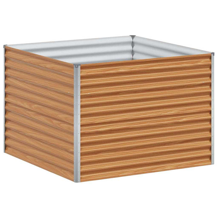 Strat înălțat de grădină 98 x 100 x 68 cm Oțel Galvanizat - WALTI WALTI