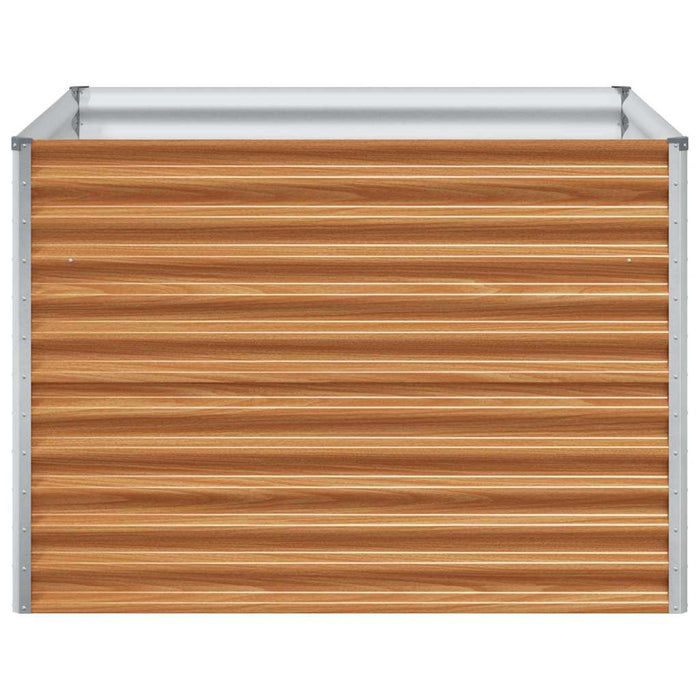 Strat înălțat de grădină 98 x 100 x 68 cm Oțel Galvanizat - WALTI WALTI