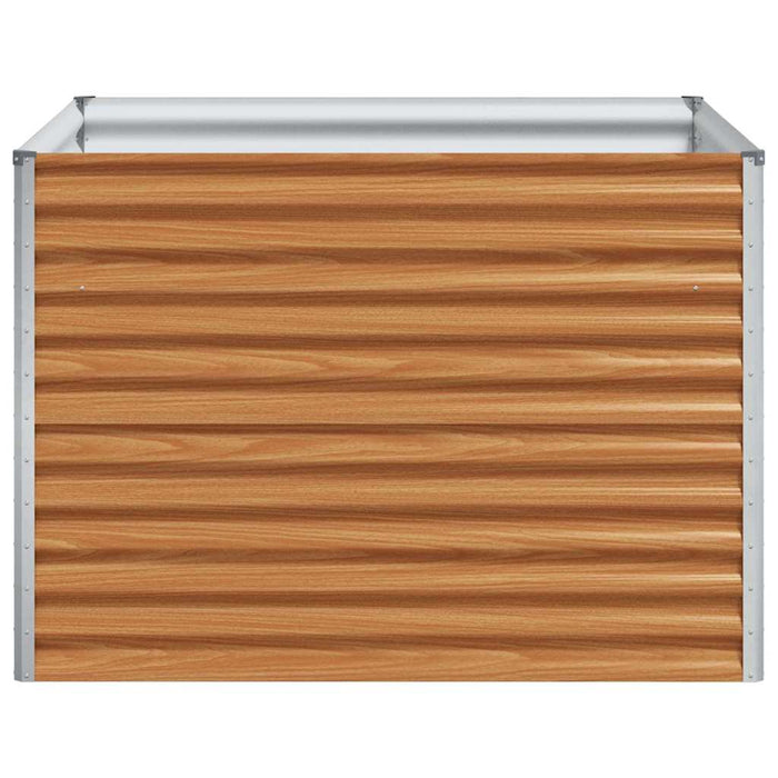 Strat înălțat de grădină 98 x 100 x 68 cm Oțel Galvanizat - WALTI WALTI
