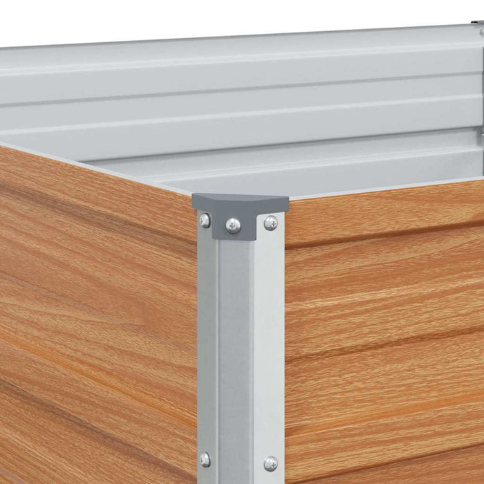 Strat înălțat de grădină Maro deschis 240 x 80 x 77 cm WALTI