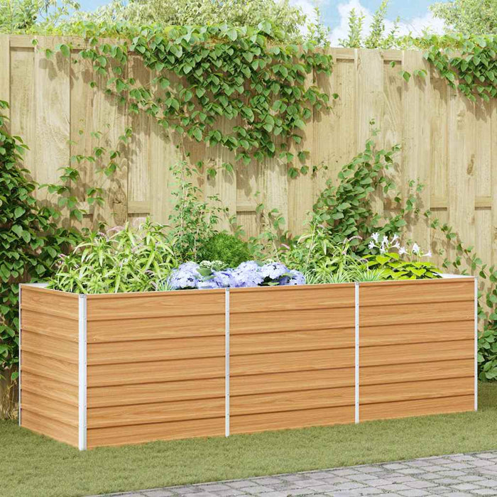 Strat înălțat de grădină Maro deschis 240 x 80 x 77 cm WALTI