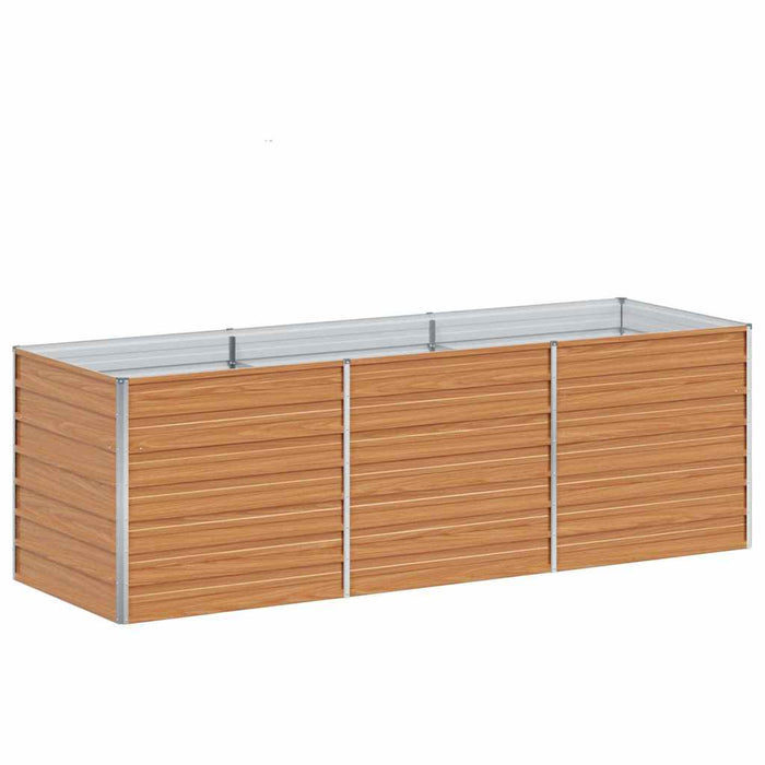 Strat înălțat de grădină Maro deschis 240 x 80 x 77 cm WALTI