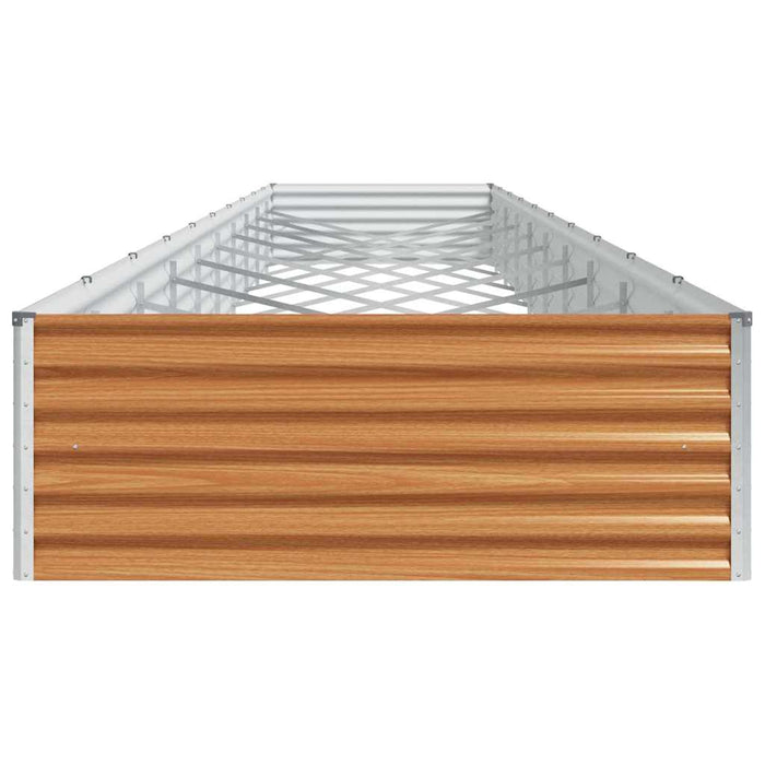 Strat înălțat de grădină 970 x 100 x 36 cm Oțel Galvanizat - WALTI WALTI