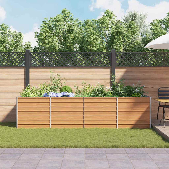 Strat înălțat de grădină Maro deschis 320 x 80 x 77 cm - WALTI WALTI