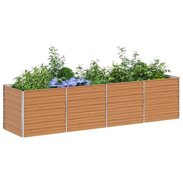 Strat înălțat de grădină Maro deschis 320 x 80 x 77 cm - WALTI WALTI
