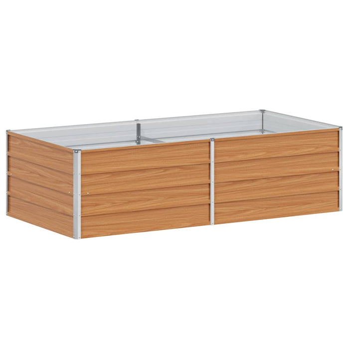 Strat înălțat de grădină Maro deschis 160 x 80 x 45 cm - WALTI WALTI