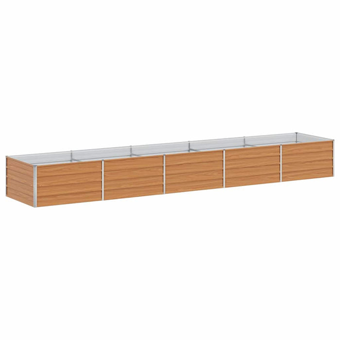 Strat înălțat de grădină Maro deschis 400 x 80 x 45 cm - WALTI WALTI