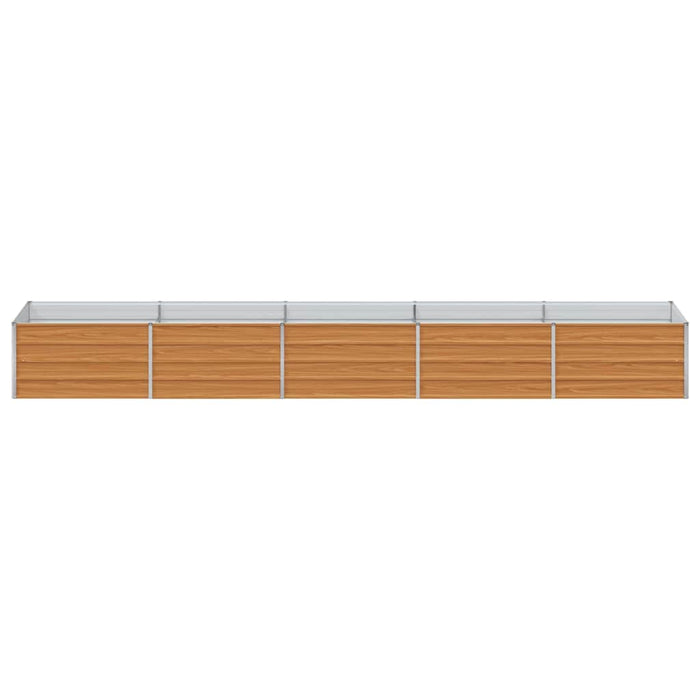Strat înălțat de grădină Maro deschis 400 x 80 x 45 cm - WALTI WALTI