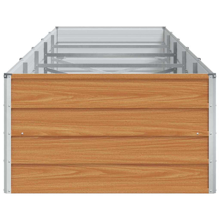 Strat înălțat de grădină Maro deschis 400 x 80 x 45 cm - WALTI WALTI