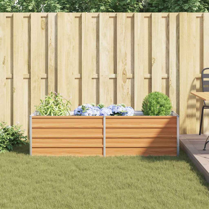 Strat înălțat de grădină Maro deschis 160 x 40 x 45 cm - WALTI WALTI
