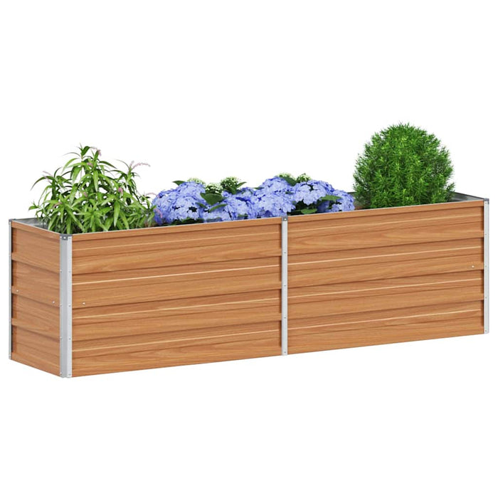 Strat înălțat de grădină Maro deschis 160 x 40 x 45 cm - WALTI WALTI