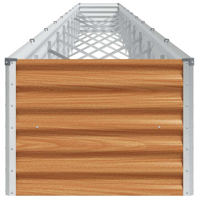 Strat înălțat de grădină 970 x 50 x 36 cm Oțel Galvanizat - WALTI WALTI