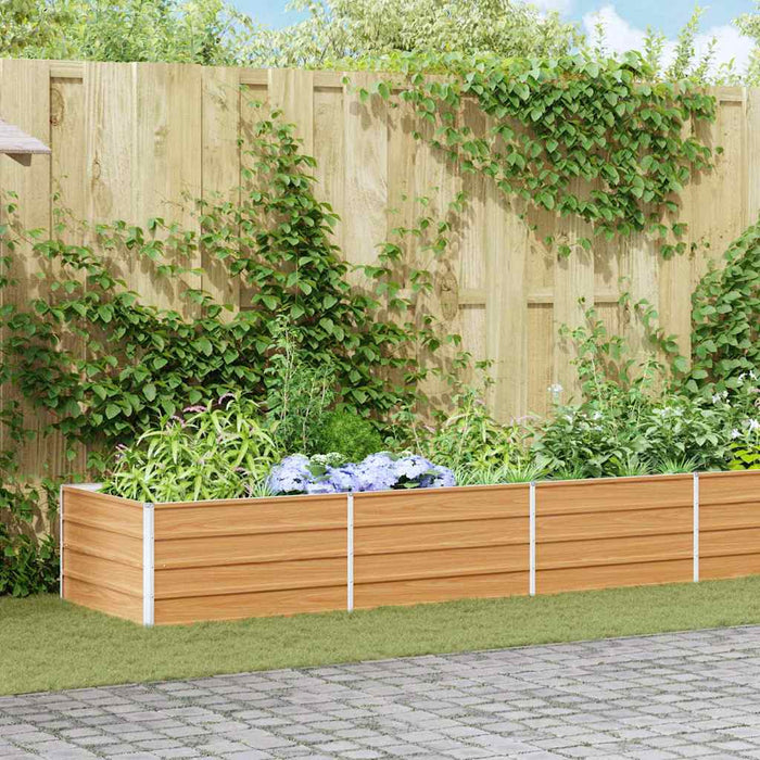 Strat înălțat de grădină Maro deschis 480 x 80 x 45 cm - WALTI WALTI