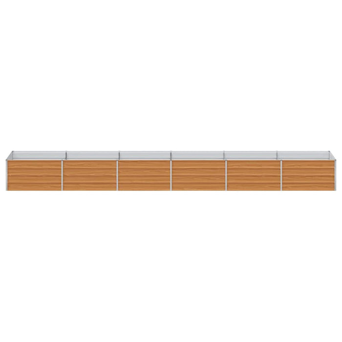 Strat înălțat de grădină Maro deschis 480 x 80 x 45 cm - WALTI WALTI