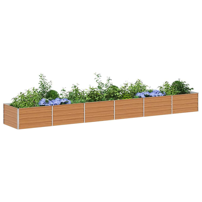 Strat înălțat de grădină Maro deschis 480 x 80 x 45 cm - WALTI WALTI