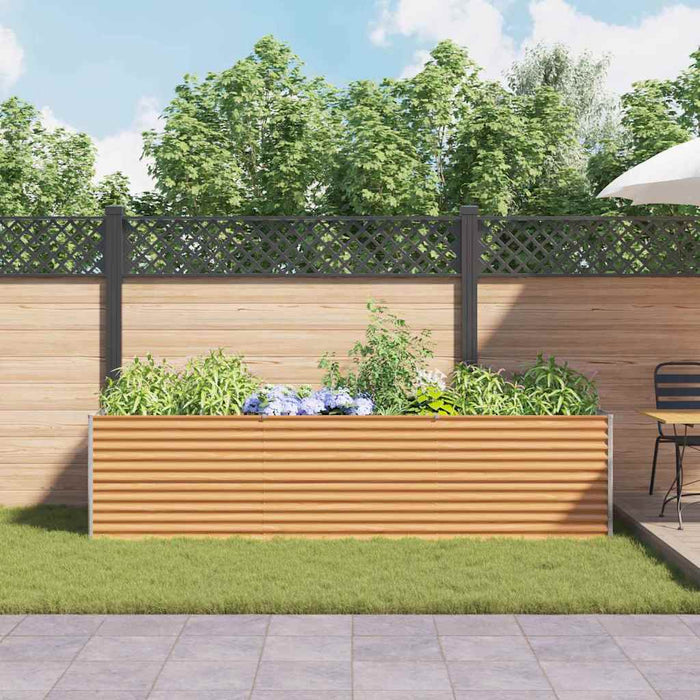 Strat înălțat de grădină 290 x 100 x 68 cm Oțel Galvanizat WALTI